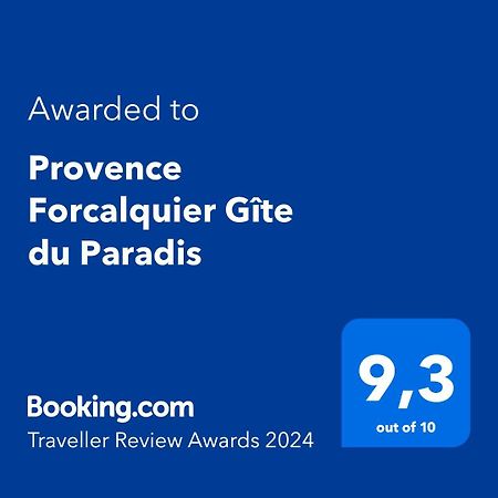 Provence Forcalquier Gite Du Paradis Exterior foto
